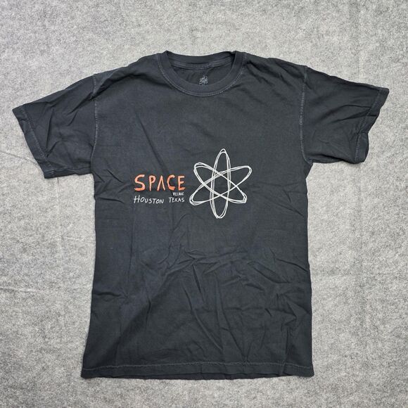 Travis Scott Cactus Jack Space Village Houston Texas Shirt Mens Small Black - Picture 1 of 8